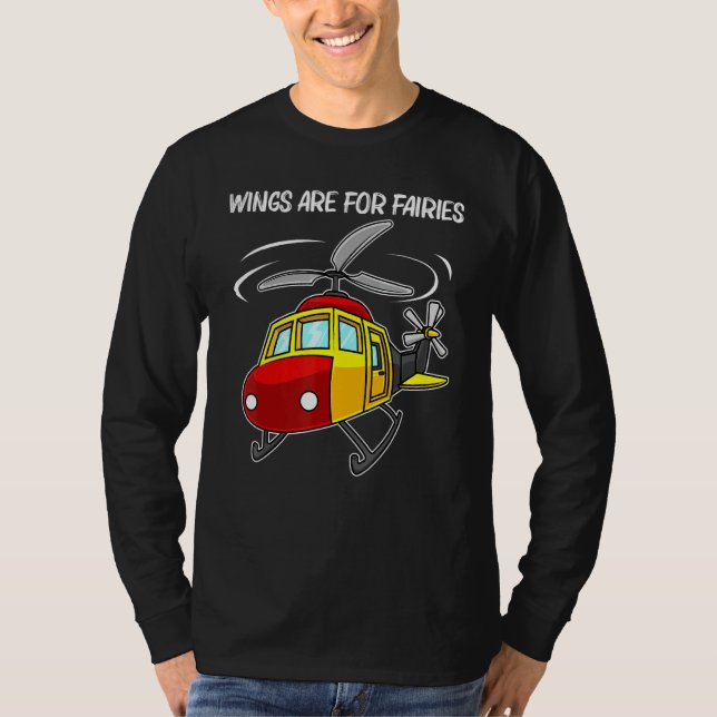 T-shirt Hélicoptère cool Pour Hommes Chopper Hélicoptère P (Devant)