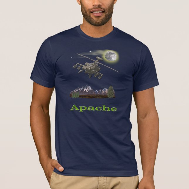 T-shirt Hélicoptère d'Apache (Devant)
