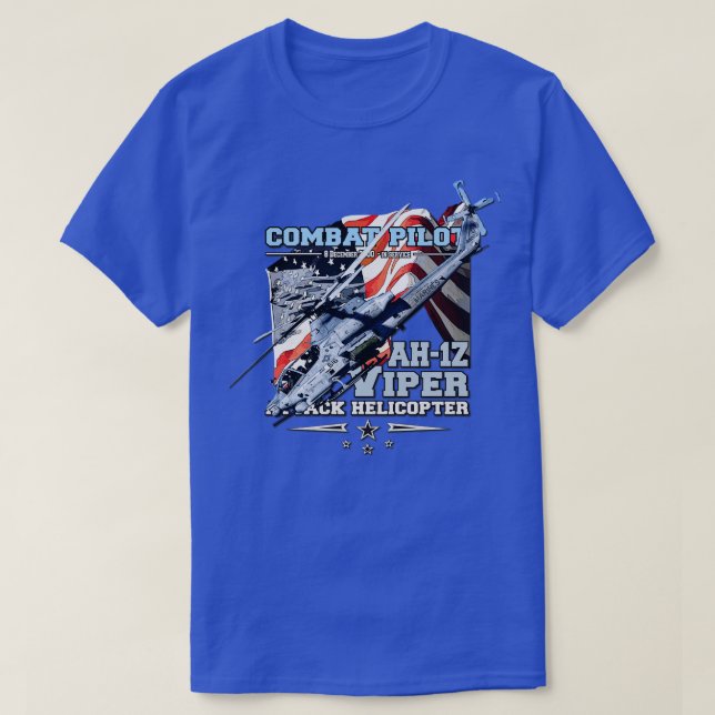 T-shirt hélicoptère d'attaque AH1Z Viper (Design devant)