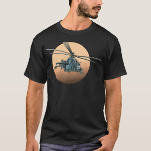 T-shirt Hélicoptère de dessin