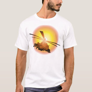 T-shirt Hélicoptère de dessin
