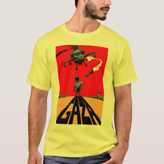T-shirt hélicoptère de gaza