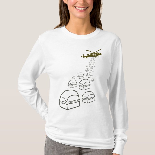 T-shirt Hélicoptère de Krystal (Devant)