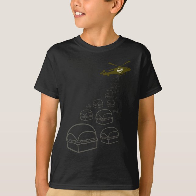 T-shirt Hélicoptère de Krystal (Devant)