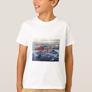 T-SHIRT HÉLICOPTÈRE DE LA GARDE CÔTIÈRE