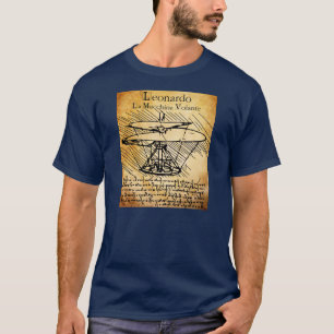 T-shirt Hélicoptère de Leonardo da Vinci