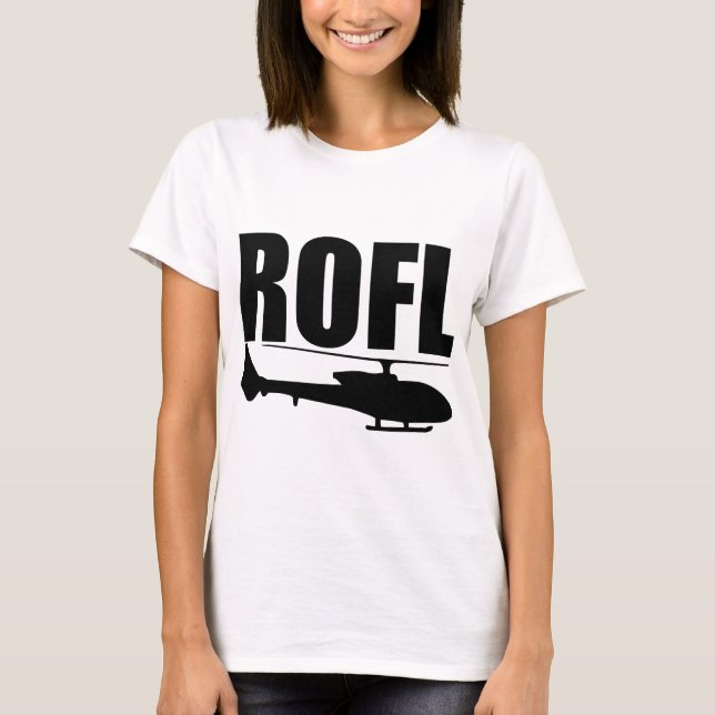 T-shirt Hélicoptère de ROFL (Devant)