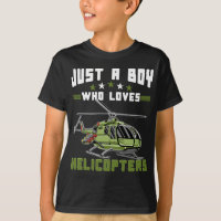 Hélicoptère garçon futur pilote