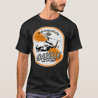 T-shirt Hélicoptère Gazelle
