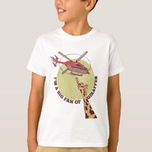 T-shirt Hélicoptère Giraffe