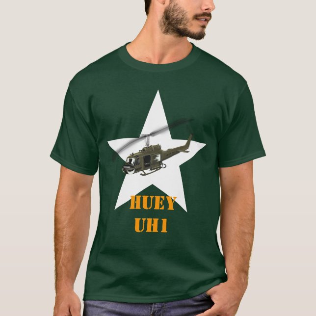 T-shirt Hélicoptère Huey (Devant)