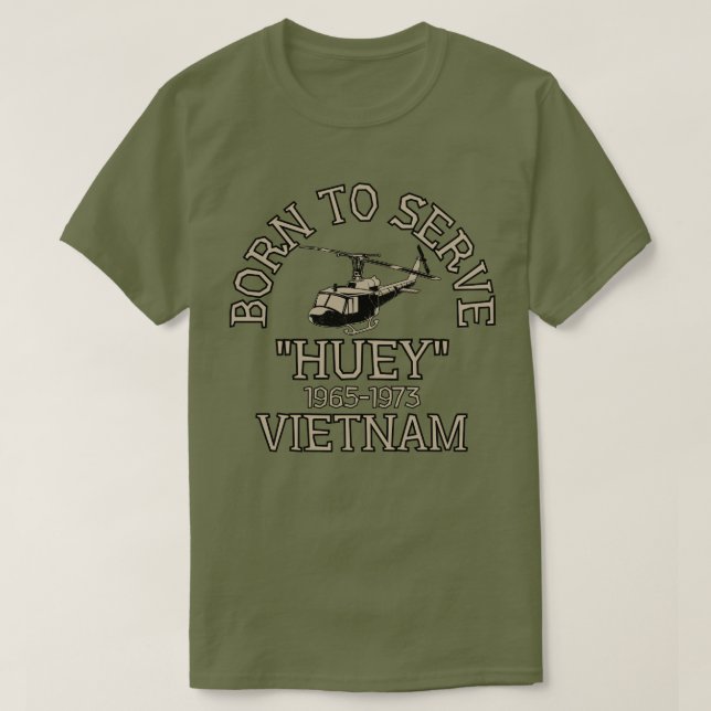 T-shirt Hélicoptère Huey Vietnam (Design devant)