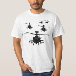 T-shirt Hélicoptère impressionnant d'Apache