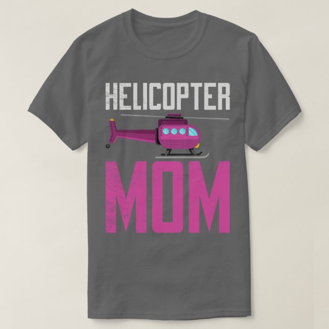 T-shirt Hélicoptère Maman Hovering Enfants Aimer Mère (Design devant)