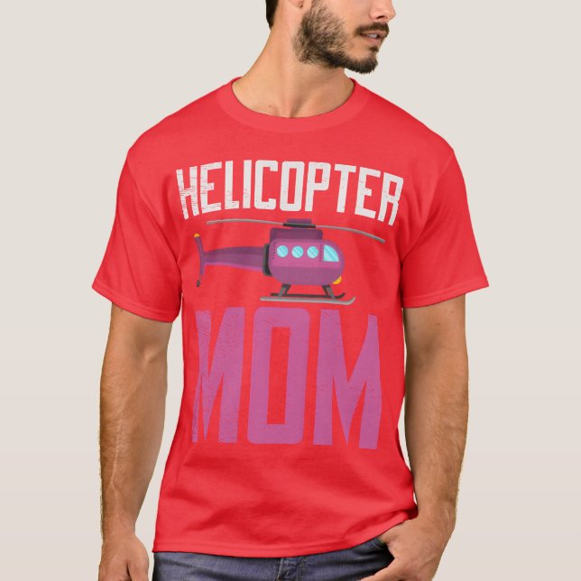 T-shirt Hélicoptère Maman Hovering Enfants Aimer Mère fri (Devant)