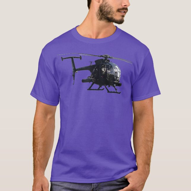 T-shirt Hélicoptère MH6 Little Bird (Devant)
