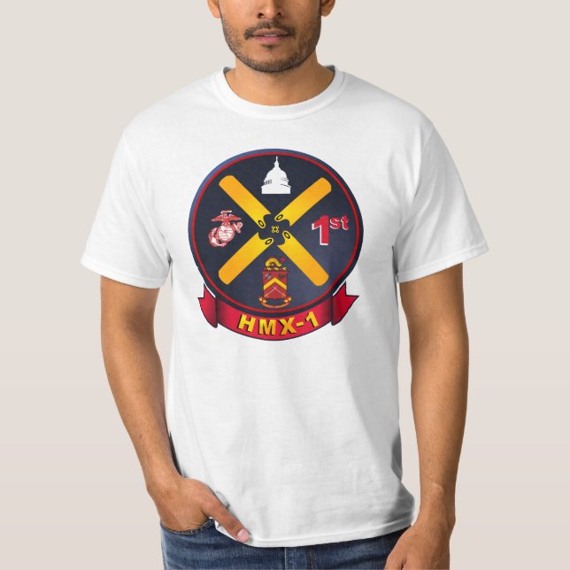 T-shirt hélicoptère naval squadron 1 (Devant)