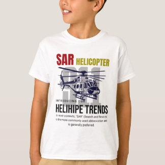 T-shirt hélicoptère SAR