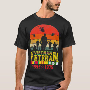 T-shirt Hélicoptère vétéran du Vietnam Bell UH1 Huey Vinta
