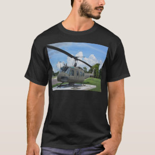 T-shirt Hélicoptère vintage de militaires du Vietnam Uh-1