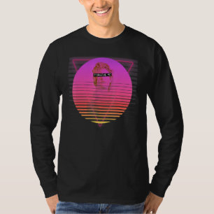T-shirt Helios Statue grecque Rétro Vaporwave Esthétique 8