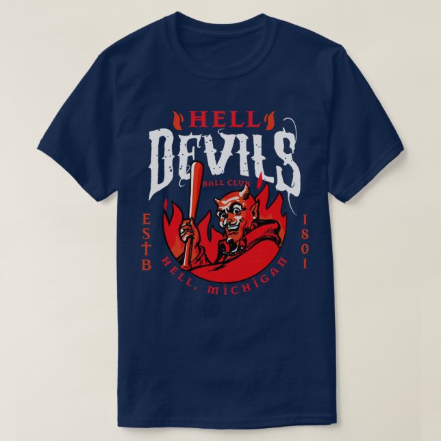 T-shirt Hell Michigan Devils (Design devant)