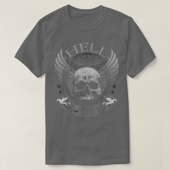 T-shirt Hell Rider - Biker ugs (Design devant)