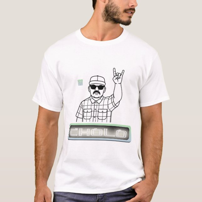 T-Shirt Hella Cholo pour hommes (Devant)