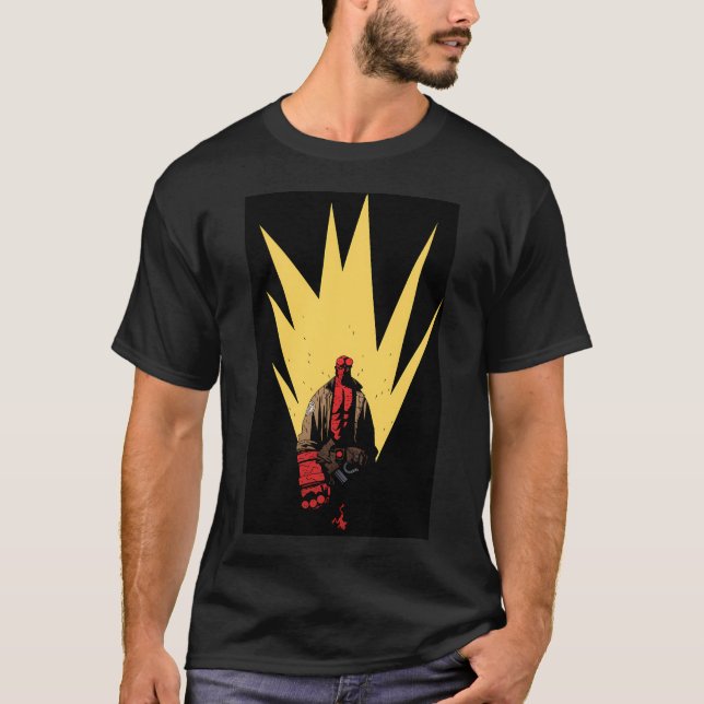 T-shirt Hellboy Portrait (Devant)