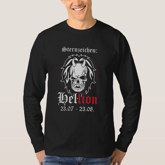 T-shirt Hellion rock star Sign pour Lion (Devant)