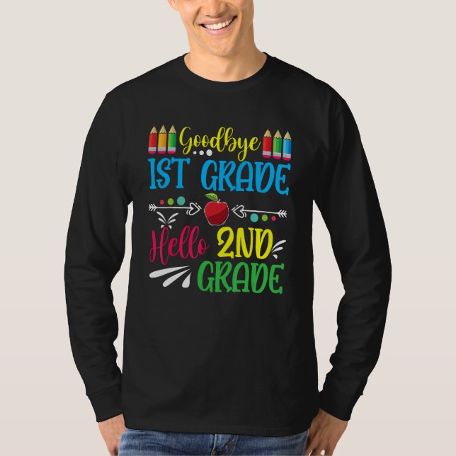 T-shirt Hello 2nd Grade Teacher Student Back To School Gra (Devant)