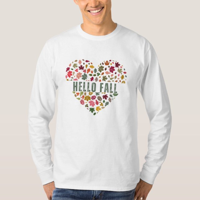T-shirt Hello Fall Art (Devant)