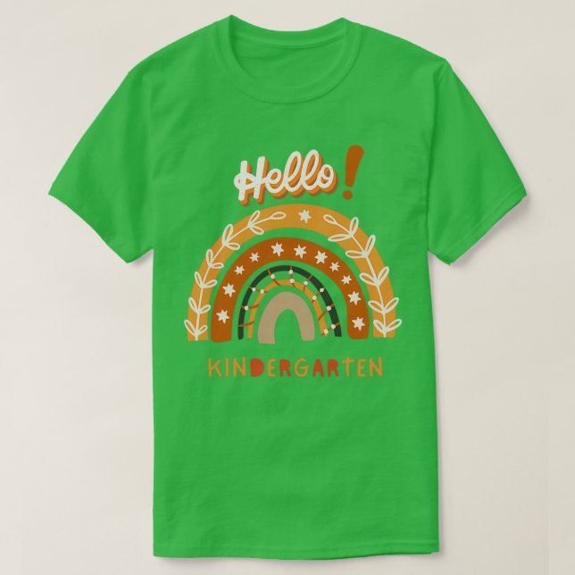 T-shirt Hello Kindergarten Back To School 2 (Design devant)