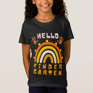 T-Shirt HELLO KINDERGARTEN - COOL RAINBOW