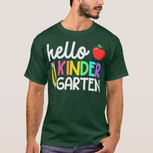 T-shirt Hello Kindergarten Team Kinder Back to School Teac