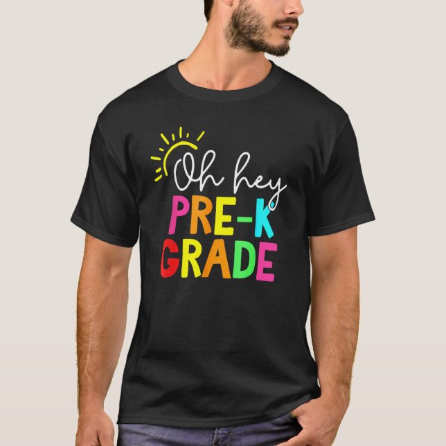 T-shirt Hello Pre K Graduation Team Back To School Teacher (Devant)