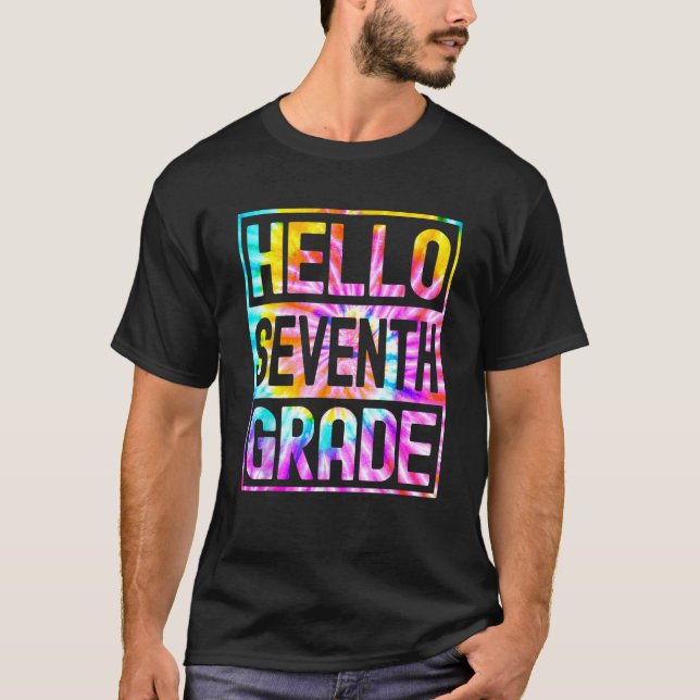 T-shirt Hello Seventh Grade Back to School 7th Grade Teach (Devant)