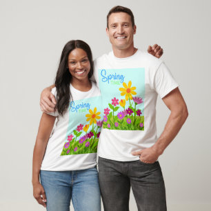 T-shirt Hello spring