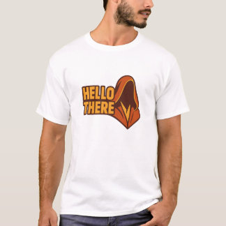 T-shirt Hello There - Style de culture pop subtil