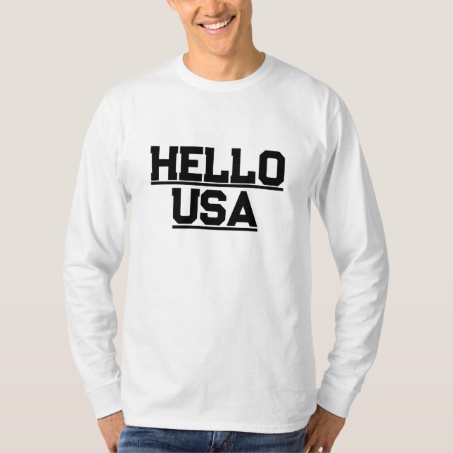 T-shirt HELLO USA (Devant)