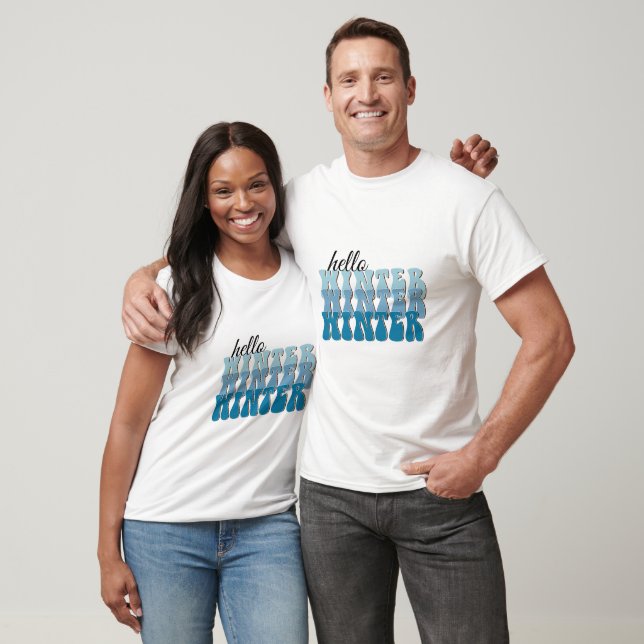 T-shirt « Hello Winter Christmas » (Unisexe)