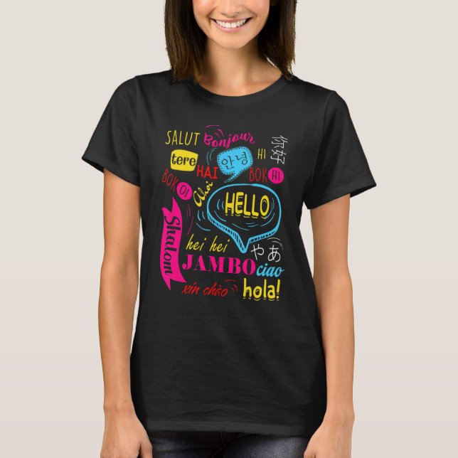 T-shirt Hello Word dans Travel and Teach (Devant)