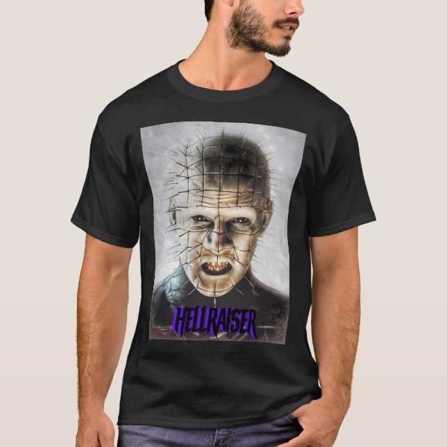 T-shirt Hellraiser Pinhead Horreur (Devant)