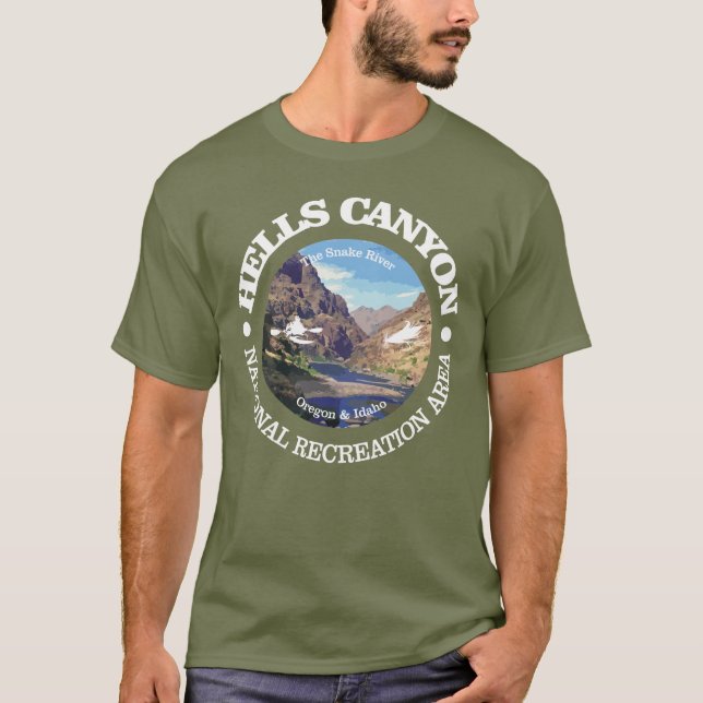 T-shirt Hells Canyon NRA (Devant)