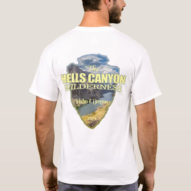 T-shirt Hells Canyon WA (flèche) (Dos)