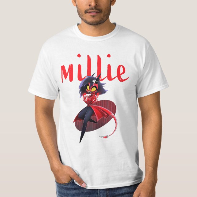 T-shirt helluva boss millie (Devant)