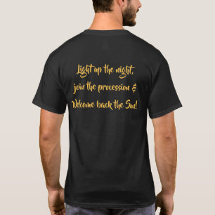 T-shirt Helly Aa ! avec le texte de nuit léger