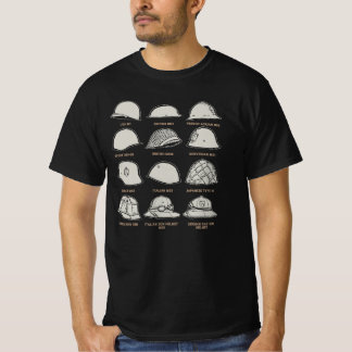 T-shirt Helmets of the World War 2