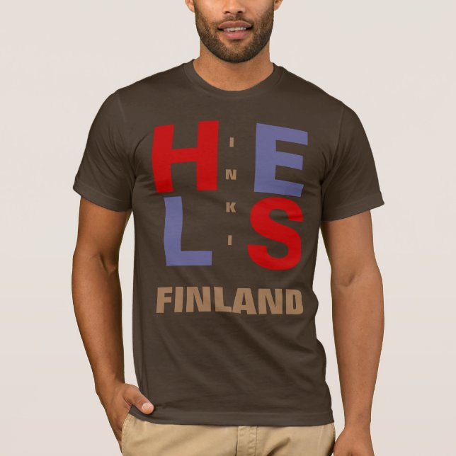 T-SHIRT HELSINKI FINLANDE (Devant)