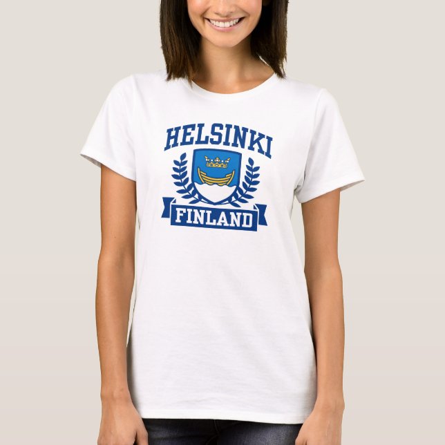 T-shirt Helsinki Finlande (Devant)
